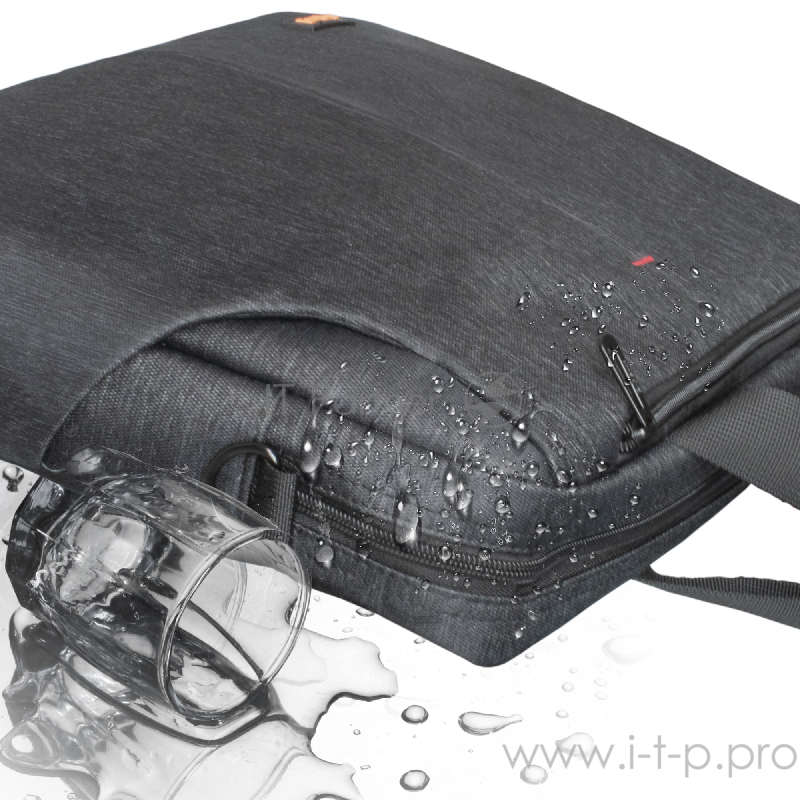 Сумка ExeGate BusinessPro EСС-012 Black, water resistant, черная, водоотталкивающий полиэстер, 15.6