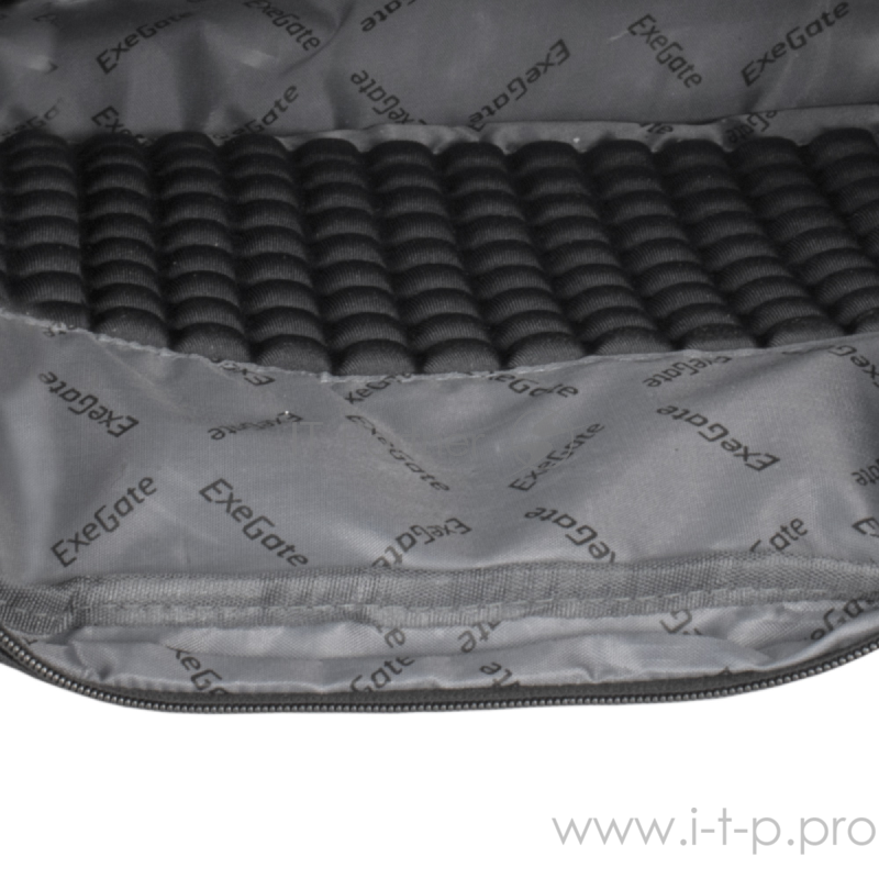 Сумка ExeGate BusinessPro EСС-012 Black, water resistant, черная, водоотталкивающий полиэстер, 15.6