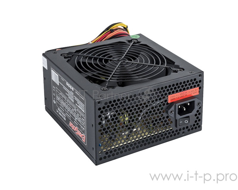 Блок питания 400W ExeGate 400NPXE(+PFC), ATX, PC, black,12cm fan, 24p+4p, 6/8p PCI-E, 3*SATA, 2*IDE, FDD + кабель 220V в комплекте