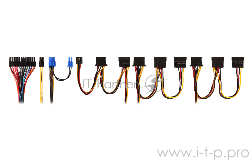 Блок питания 400W ExeGate 400PPE, ATX, PC, black, APFC, 12cm, 24p+4p, PCI-E, 3*IDE, 5*SATA, FDD + кабель 220V в комплекте