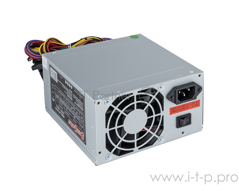 Блок питания 400W ExeGate CP400, ATX, PC, 8cm fan, 24p+4p, 3*SATA, 2*IDE, FDD + кабель 220V в комплекте