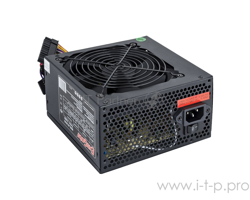 Блок питания 400W ExeGate XP400, ATX, PC, black, 12cm fan, 24p+4p, 3*SATA, 2*IDE, FDD + кабель 220V в комплекте