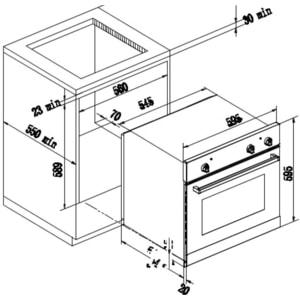 Электрический духовой шкаф Zigmund & Shtain EN 117.921 B