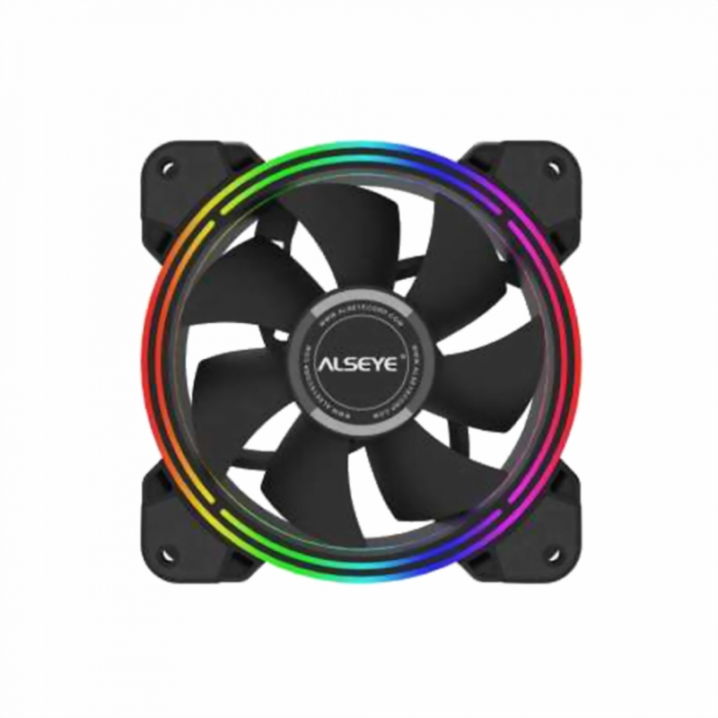 Вентилятор Alseye 20CM ARGB FAN 200mm, fan with RGB controller cable, wihout PWM, RTL