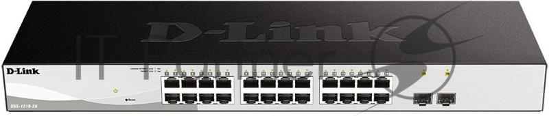 Коммутатор D-Link DGS-1210-26/FL DGS-1210-26/FL1A 24G 2SFP управляемый