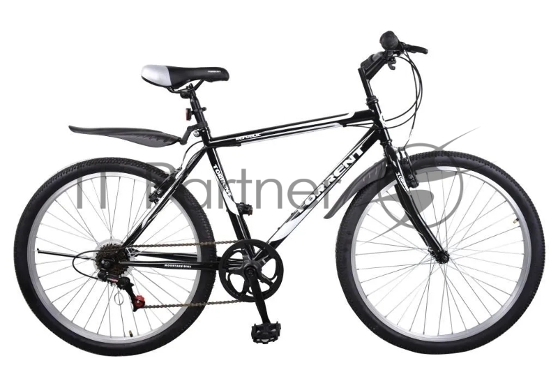 Велосипед Torrent Republic (рама СТАЛЬ 18,5, дорожн., 7 ск., колеса 26д)(26 / 18,5 / Черный)