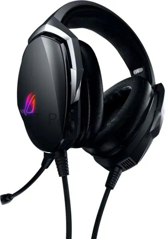 ASUS ROG Theta 7.1 черные Игровые наушники (USB Type-C+A, RGB подсветка, 40 мм, 2x30 мм, 2x30 мм, 2x30 мм, неодимовые магниты, 32 Ом, 20 ~ 20000 Гц,