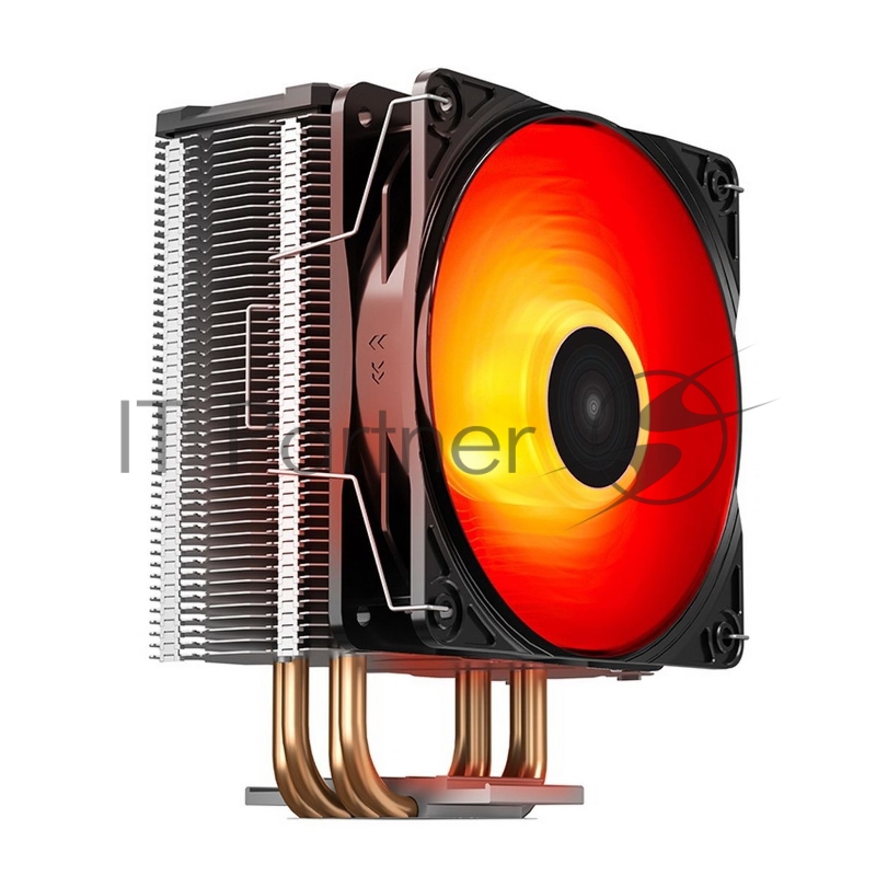 Кулер CPU DEEPCOOL GAMMAXX GTE V2 (универсальный, 180W, 27.8dB, 500-1650 rpm, 120мм, 4pin, медь+ алюминий, подсветка) RT