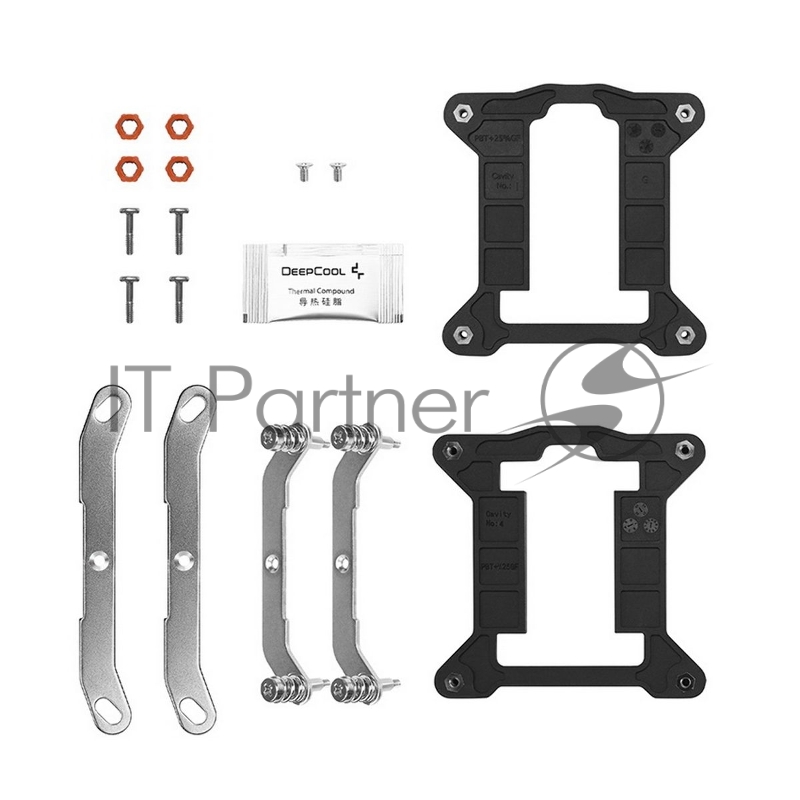 Кулер CPU DEEPCOOL GAMMAXX GTE V2 (универсальный, 180W, 27.8dB, 500-1650 rpm, 120мм, 4pin, медь+ алюминий, подсветка) RT