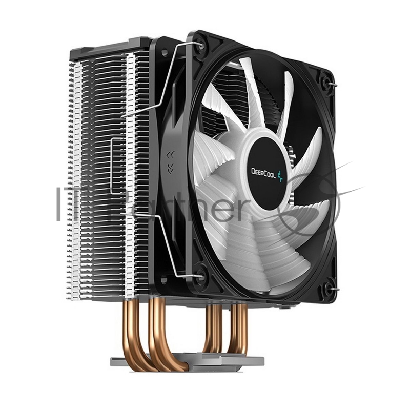 Кулер CPU DEEPCOOL GAMMAXX GTE V2 (универсальный, 180W, 27.8dB, 500-1650 rpm, 120мм, 4pin, медь+ алюминий, подсветка) RT