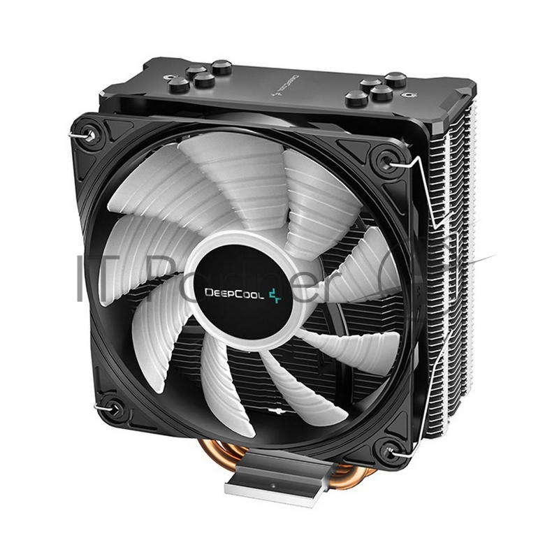 Кулер CPU DEEPCOOL GAMMAXX GTE V2 (универсальный, 180W, 27.8dB, 500-1650 rpm, 120мм, 4pin, медь+ алюминий, подсветка) RT