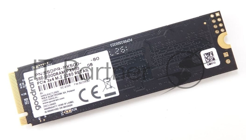 Жесткий диск SSD M.2 2280 256GB SSDPR-PX500-256-80 GOODRAM
