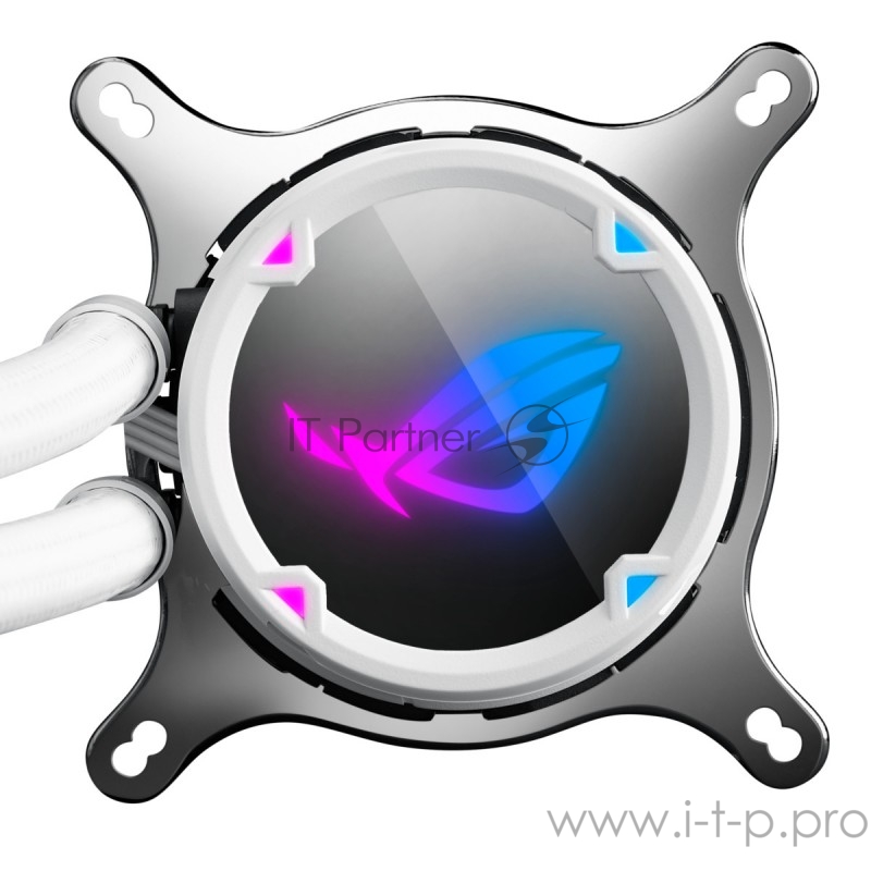 ASUS ROG STRIX LC 360 RGB WHITE EDITION система водяного охлаждения процессора (Intel: LGA 115x,1366, 2011, 2011-3, 2066, AMD: AM4, TR4*, 120mm 3 вен