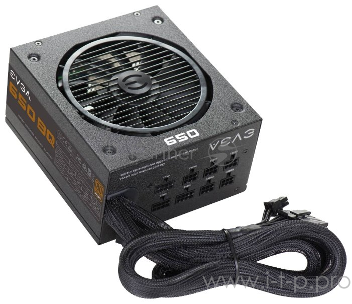 Блок питания EVGA BQ 650 80Plus Bronze Semi modular 110-BQ-0650-V2