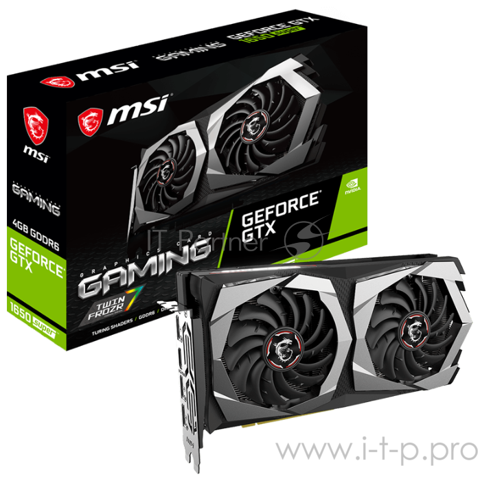 Видеокарта MSI PCI-E GTX 1650 SUPER GAMING nVidia GeForce GTX 1650SUPER 4096Mb 128bit GDDR6 1485/12000/HDMIx1/DPx3/HDCP Ret