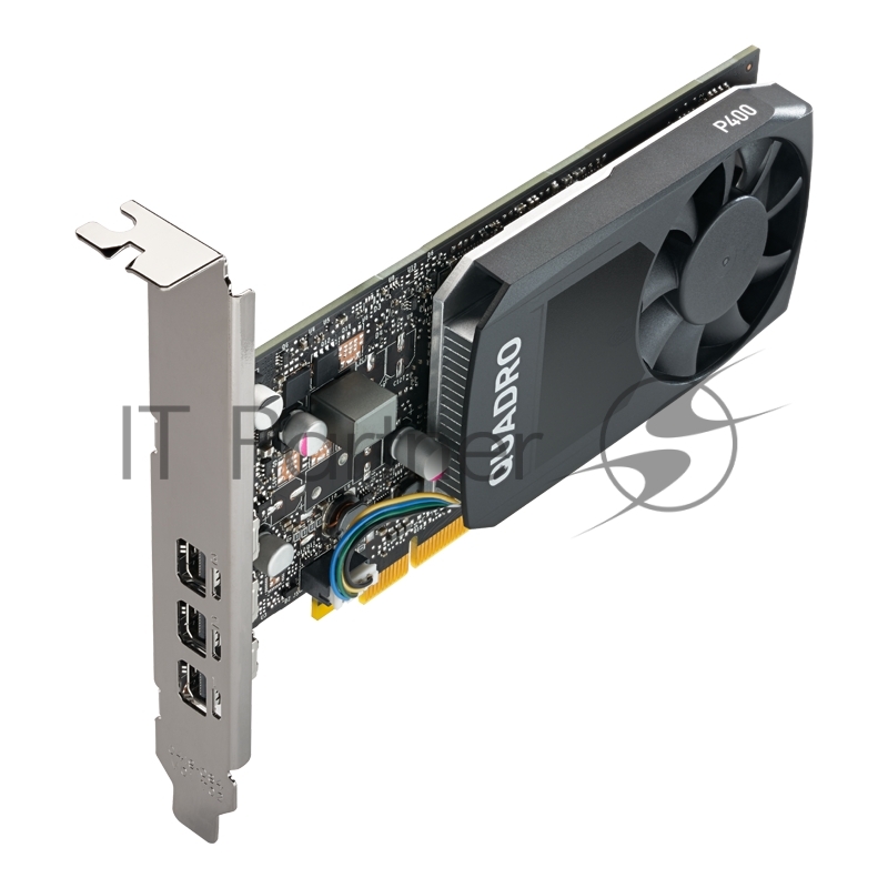 Видеокарта VGA PNY NVIDIA Quadro P400, 2 GB GDDR5/64 bit, PCI-E 3.0, 3xMini DisplayPort