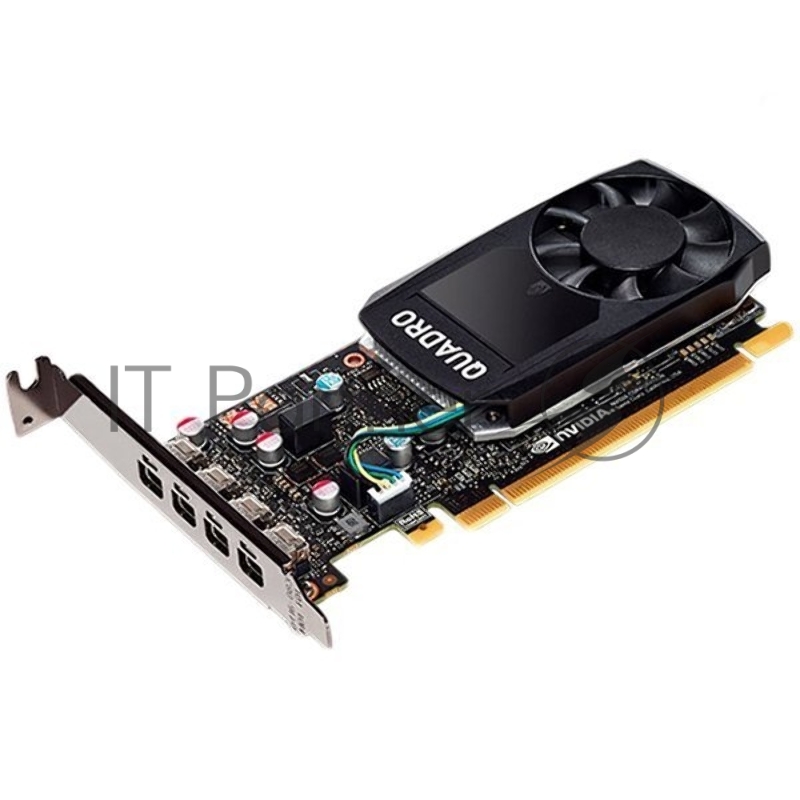 Видеокарта VGA PNY NVIDIA Quadro P620, 2 GB GDDR5/128 bit,4xMini DisplayPort, PCI-E 3.0, 4xminiDisplayPort - DVI-D, 4xminiDisplayPort - DisplayPort