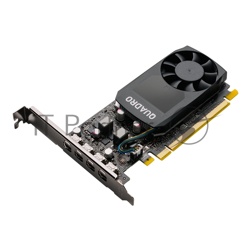 Видеокарта VGA PNY NVIDIA Quadro P620, 2 GB GDDR5/128 bit,4xMini DisplayPort, PCI-E 3.0, 4xminiDisplayPort - DVI-D, 4xminiDisplayPort - DisplayPort
