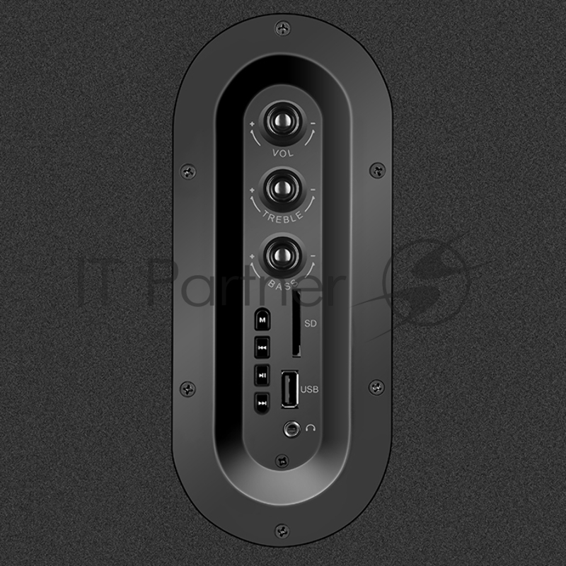 Колонки SVEN SPS-710 2.0 чёрные (2x20Вт (RMS), FM-тюнер, USB/SD, дисплей, пульт ДУ, Bluetooth)