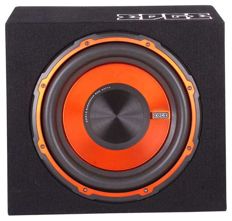 Сабвуфер автомобильный Edge EDB12A-E2 + BAG Organizer 300Вт активный (30см/12)