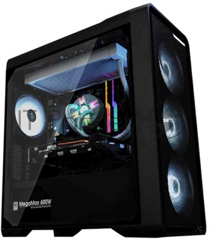 Корпус ZALMAN M3 Plus, MATX, BLACK, WINDOW, 2x3.5, 3x2.5, 1xUSB2.0, 1xUSB3.0, FRONT 3x120mm, REAR 1x120mm