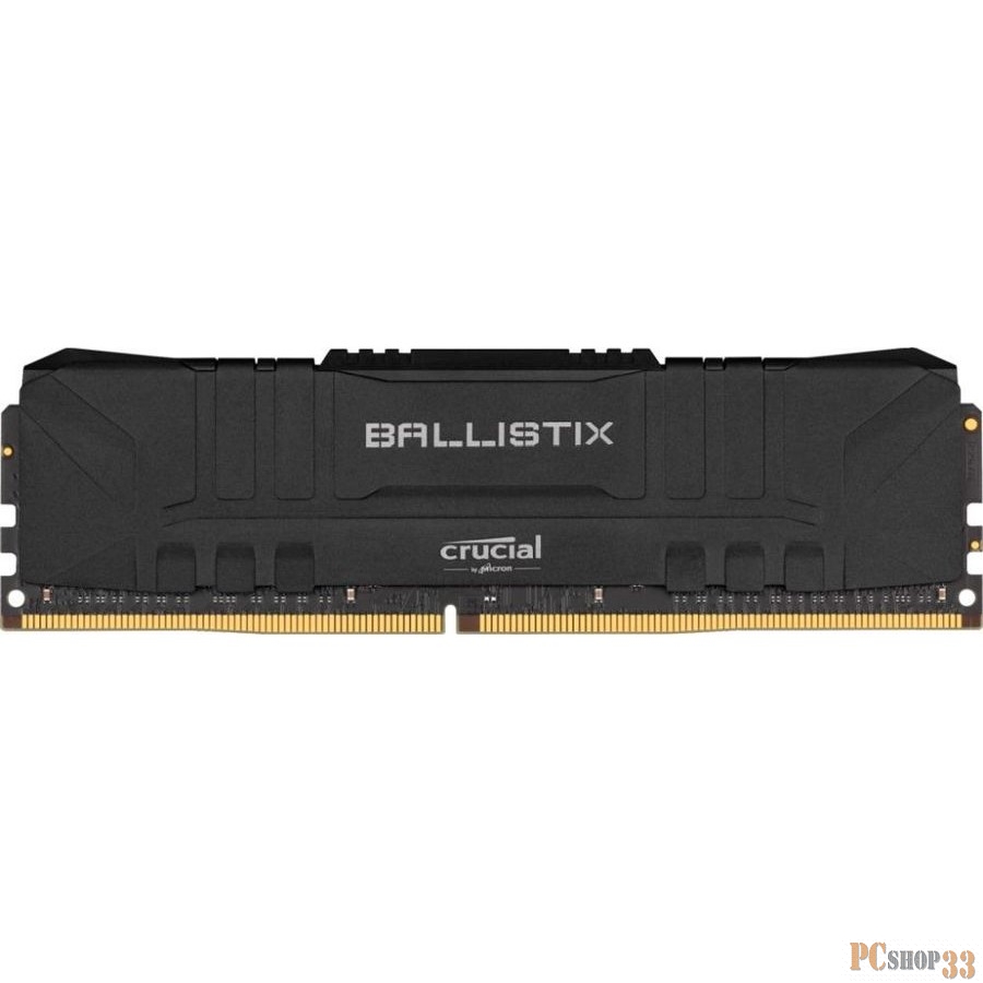 Модуль памяти Crucial DDR 4 DIMM 16GB PC25600, 3200MHz, Crucial Ballistix Black (BL16G32C16U4B)
