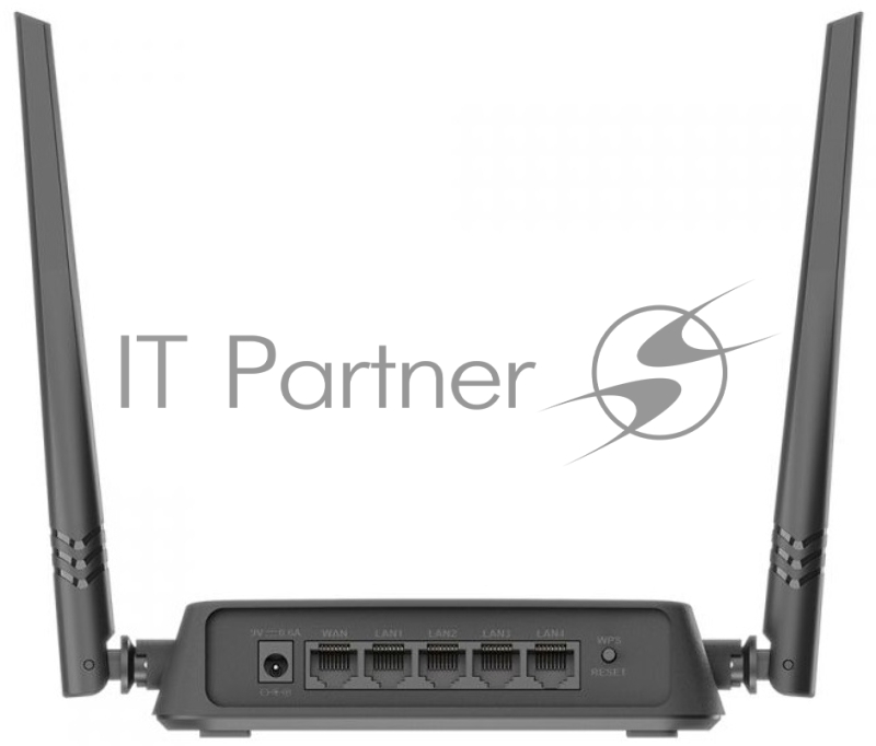 Роутер беспроводной D-Link DIR-615/X1A N300 10/100BASE-TX черный