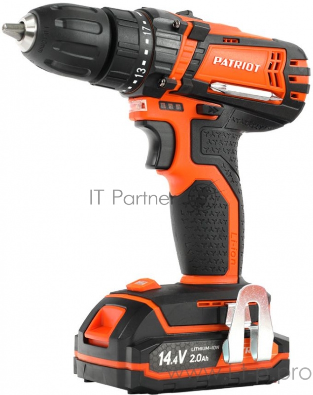 Дрель-шуруповерт Patriot BR 141ES аккум. патрон:быстрозажимной (кейс в комплекте)