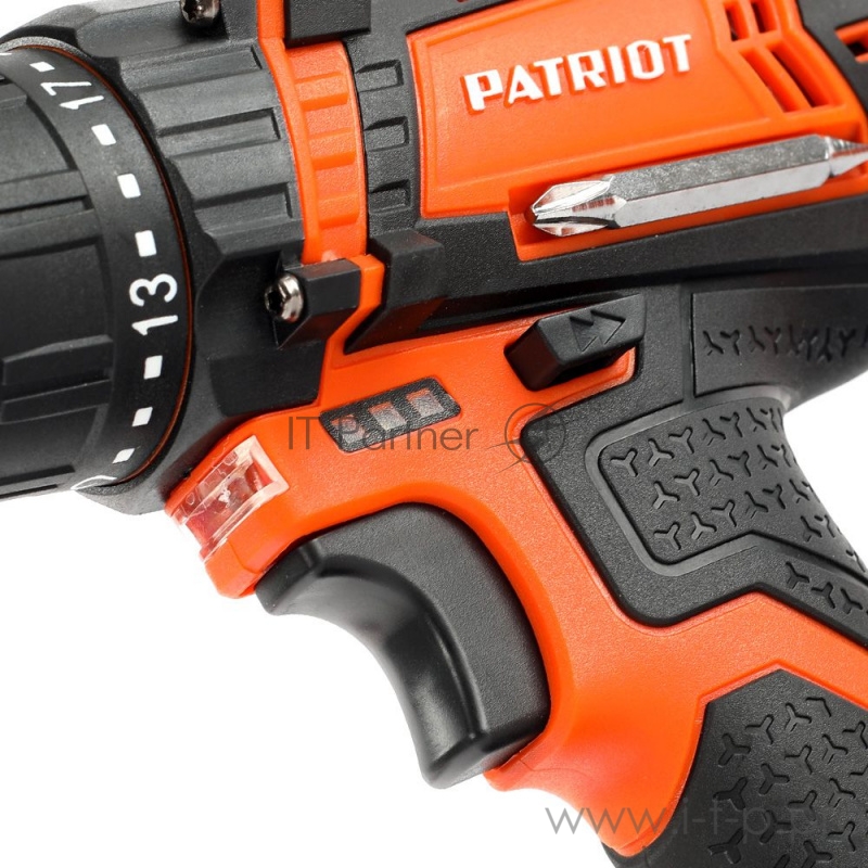 Дрель-шуруповерт Patriot BR 141ES аккум. патрон:быстрозажимной (кейс в комплекте)