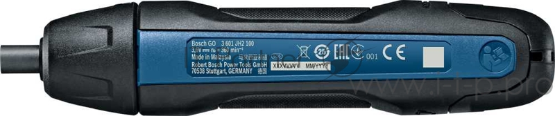 Отвертка электрическая Bosch GO 2 аккум. патрон:держатель бит 1/4 (кейс в комплекте)