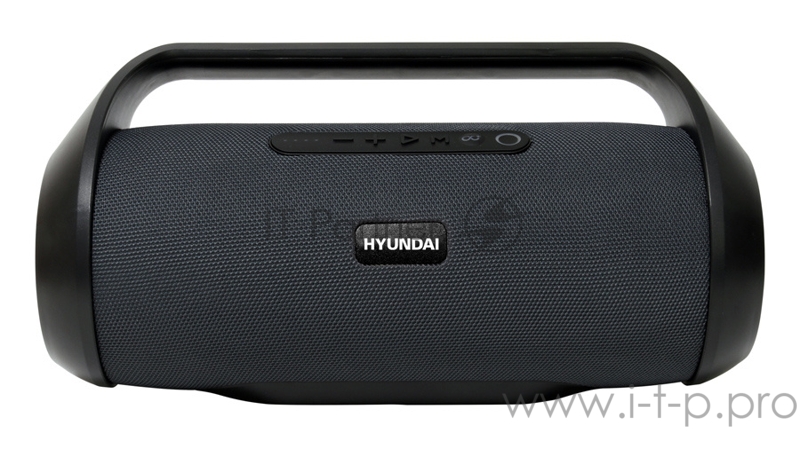 Колонка порт. Hyundai H-PAC420 серый/черный 50W 2.0 BT/3.5Jack/USB 10м 3600mAh