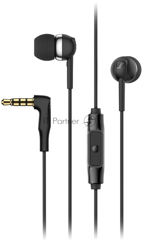 Гарнитура вкладыши Sennheiser CX 80S 1.2м черный проводные (в ушной раковине)