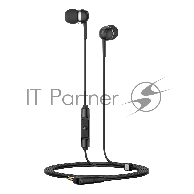 Гарнитура вкладыши Sennheiser CX 80S 1.2м черный проводные (в ушной раковине)