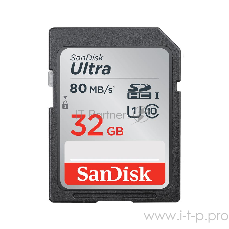 Флеш карта SD 32GB SanDisk SDHC Class 10 UHS-I U1 Ultra 100MB/s