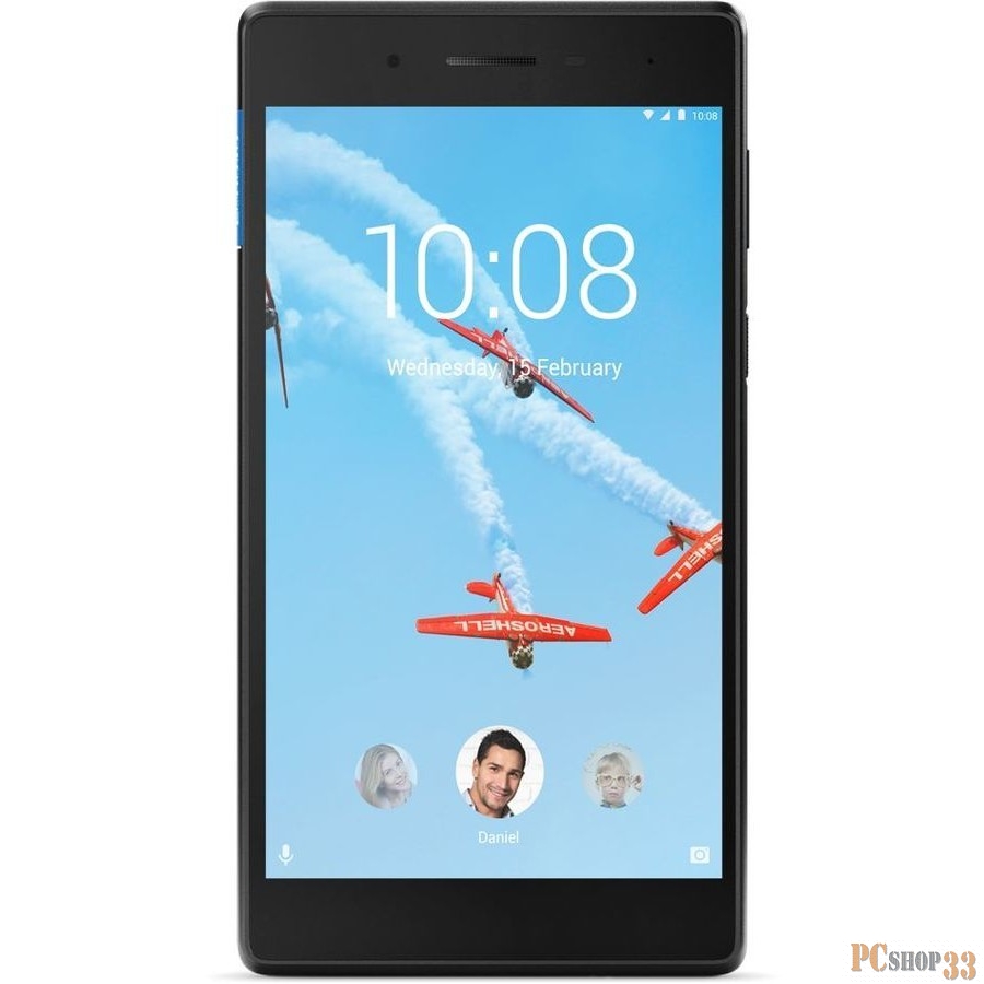 Планшет Lenovo TAB 7 TB-7504F 7 IPS/ 1280x720/ MediaTek MT8161/ 2GB/ 16GB/ WiFi/ BT/ SD/ Android 7.0/ Slate Black