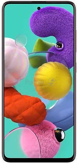 Смартфон Samsung SM-A515F Galaxy A51 128Gb 6Gb красный моноблок 3G 4G 2Sim 6.5 1080x2400 Android 10 48Mpix 802.11 a/b/g/n/ac NFC GPS GSM900/1800 GSM1900 TouchSc MP3 microSD max512Gb