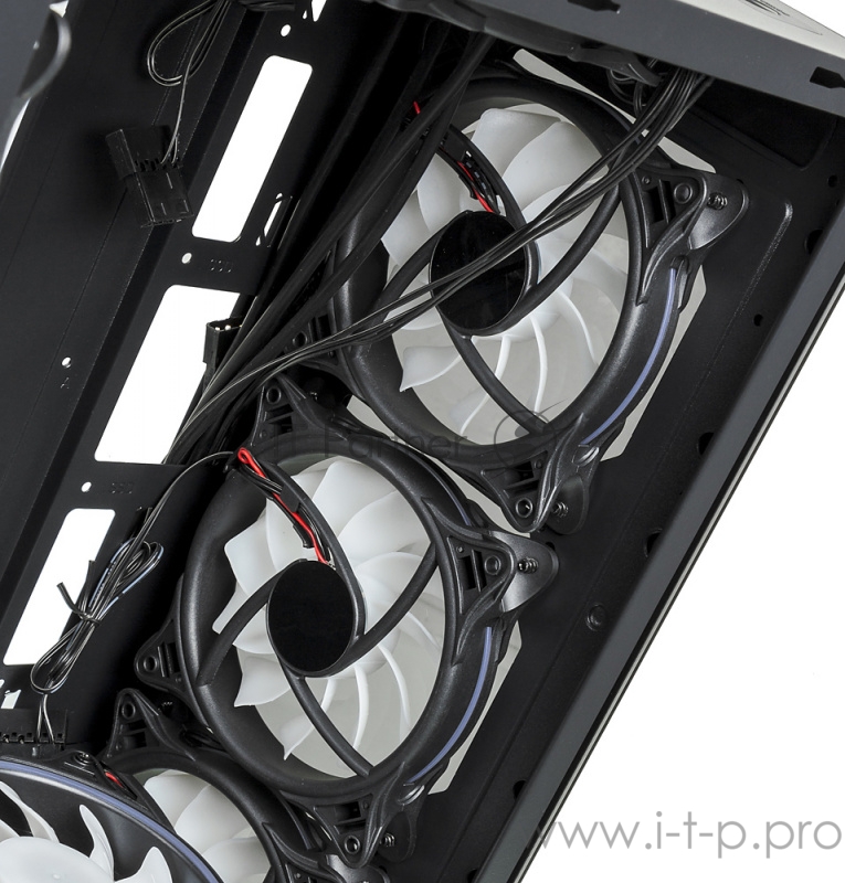 Корпус Formula V-LINE 7706 черный без БП ATX 8x120mm 2xUSB2.0 2xUSB3.0 audio bott PSU