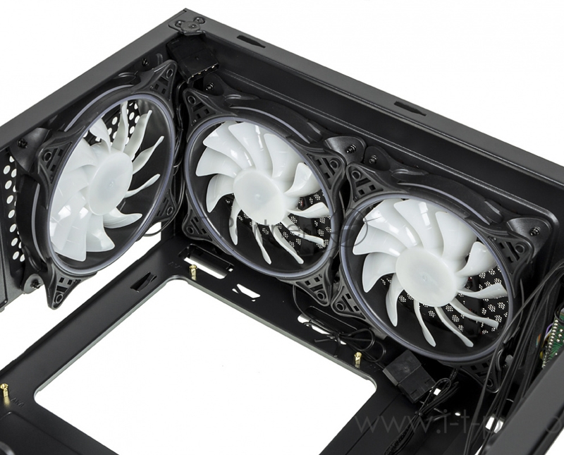 Корпус Formula V-LINE 7706 черный без БП ATX 8x120mm 2xUSB2.0 2xUSB3.0 audio bott PSU