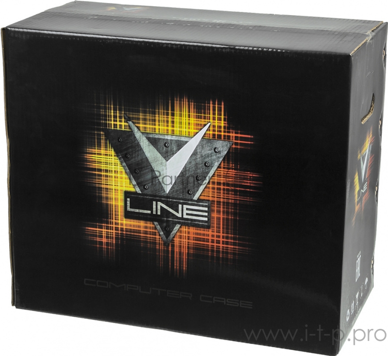 Корпус Formula V-LINE 7706 черный без БП ATX 8x120mm 2xUSB2.0 2xUSB3.0 audio bott PSU