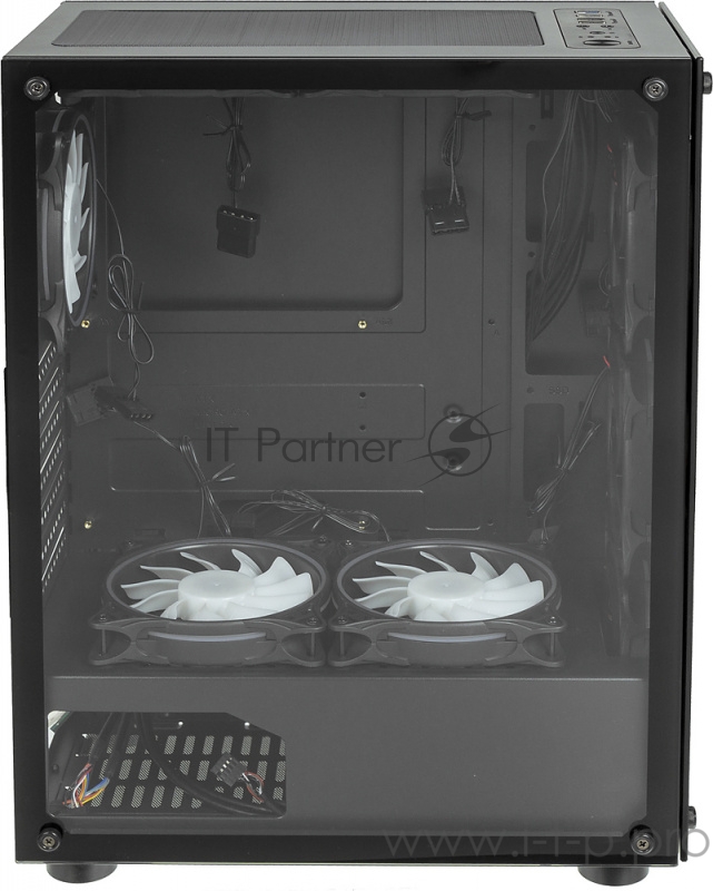 Корпус Formula V-LINE 7706 черный без БП ATX 8x120mm 2xUSB2.0 2xUSB3.0 audio bott PSU