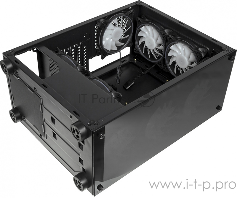 Корпус Formula V-LINE 7706 черный без БП ATX 8x120mm 2xUSB2.0 2xUSB3.0 audio bott PSU