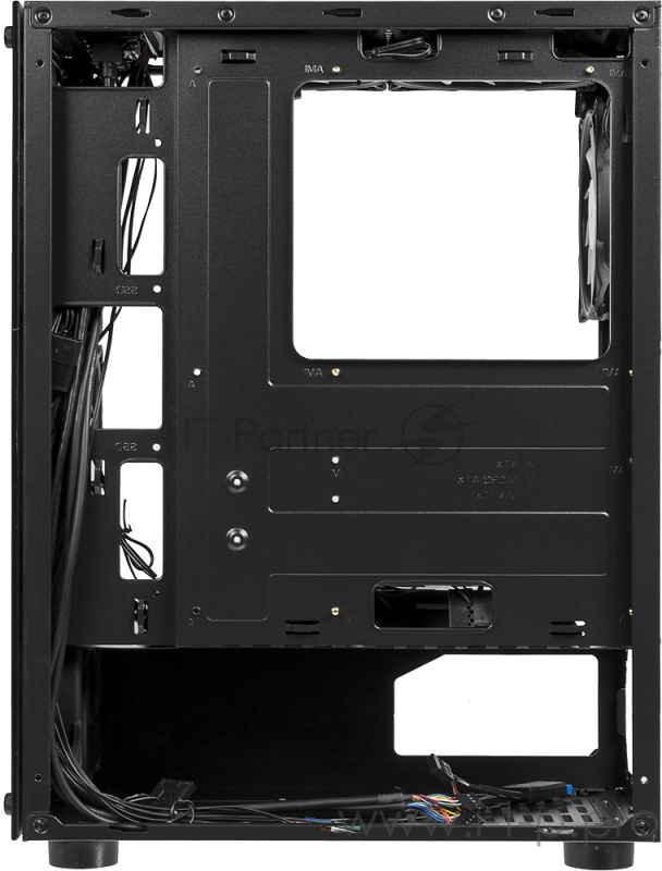 Корпус Formula V-LINE 7706 черный без БП ATX 8x120mm 2xUSB2.0 2xUSB3.0 audio bott PSU