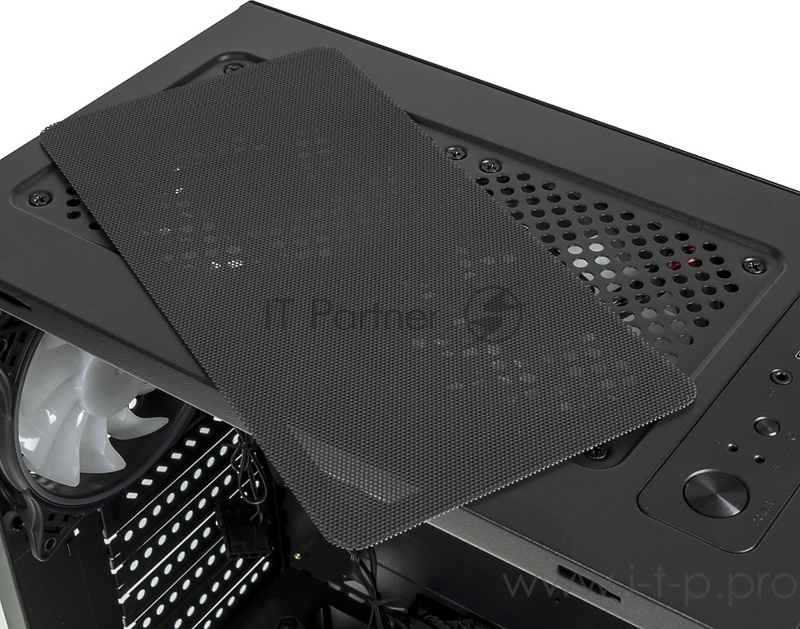 Корпус Formula V-LINE 7706 черный без БП ATX 8x120mm 2xUSB2.0 2xUSB3.0 audio bott PSU