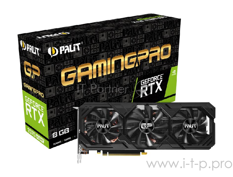 Видеокарта PALIT RTX2070SUPER GP 8G GDDR6 256bit 3-DP HDMI