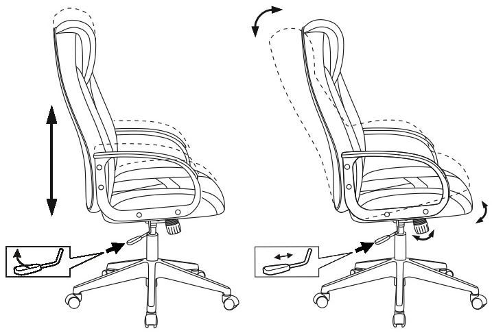 Кресло игровое Бюрократ VIKING-8N/BL-RED черный/красный искусственная кожа
