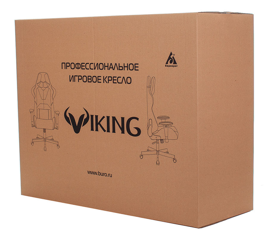 Кресло игровое Бюрократ VIKING-8N/BL-RED черный/красный искусственная кожа