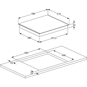 Индукционная варочная панель Beko HII 68600 PTX в.эл/п