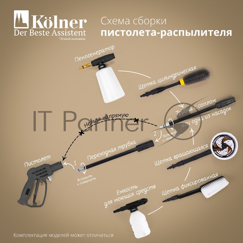 Мойка Kolner KHPW1600SP