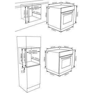 Электрический духовой шкаф Zigmund & Shtain EN 106.511 S