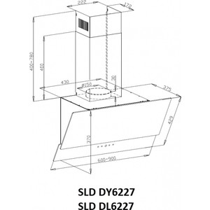 Настенная вытяжка Schaub Lorenz SLD DY6227